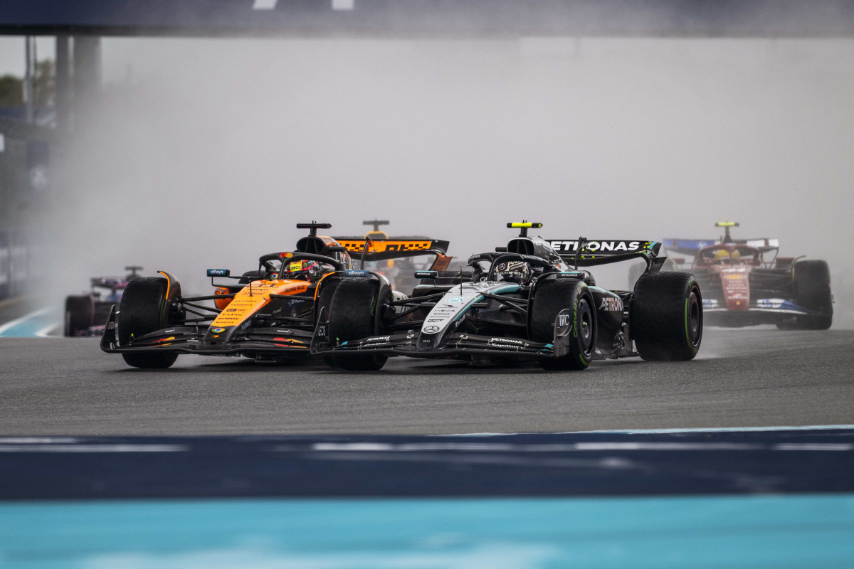 F1 2025 Miami Grand Prix starting grid with penalties applied