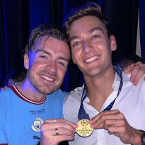 Russell opens up on Grealish bromance after partying with Man City star following Champions League win